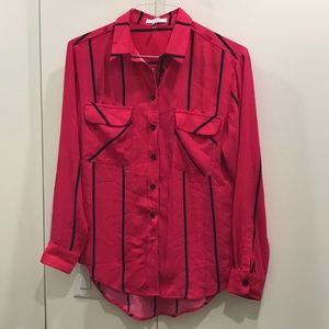 Lucy & Co. Boutique Hot Pink Blouse